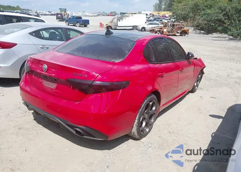 2021 Alfa Romeo Giulia Ti Sport Rwd из США, поврежденный, VIN ZARFAMBN9M7640105